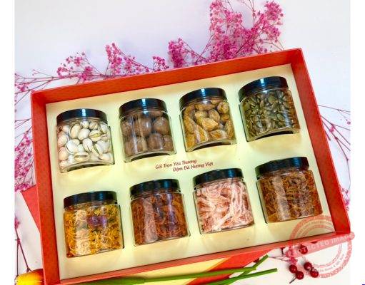 Gợi ý 6 hộp quà tết các loại hạt set quà tết Phú Quý