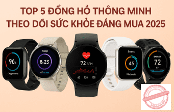 Top 5 đồng hồ thông minh theo dõi sức khỏe đáng mua 2025