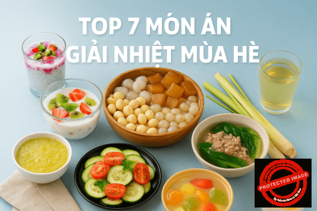 TOP 7 món giải nhiệt mùa hè